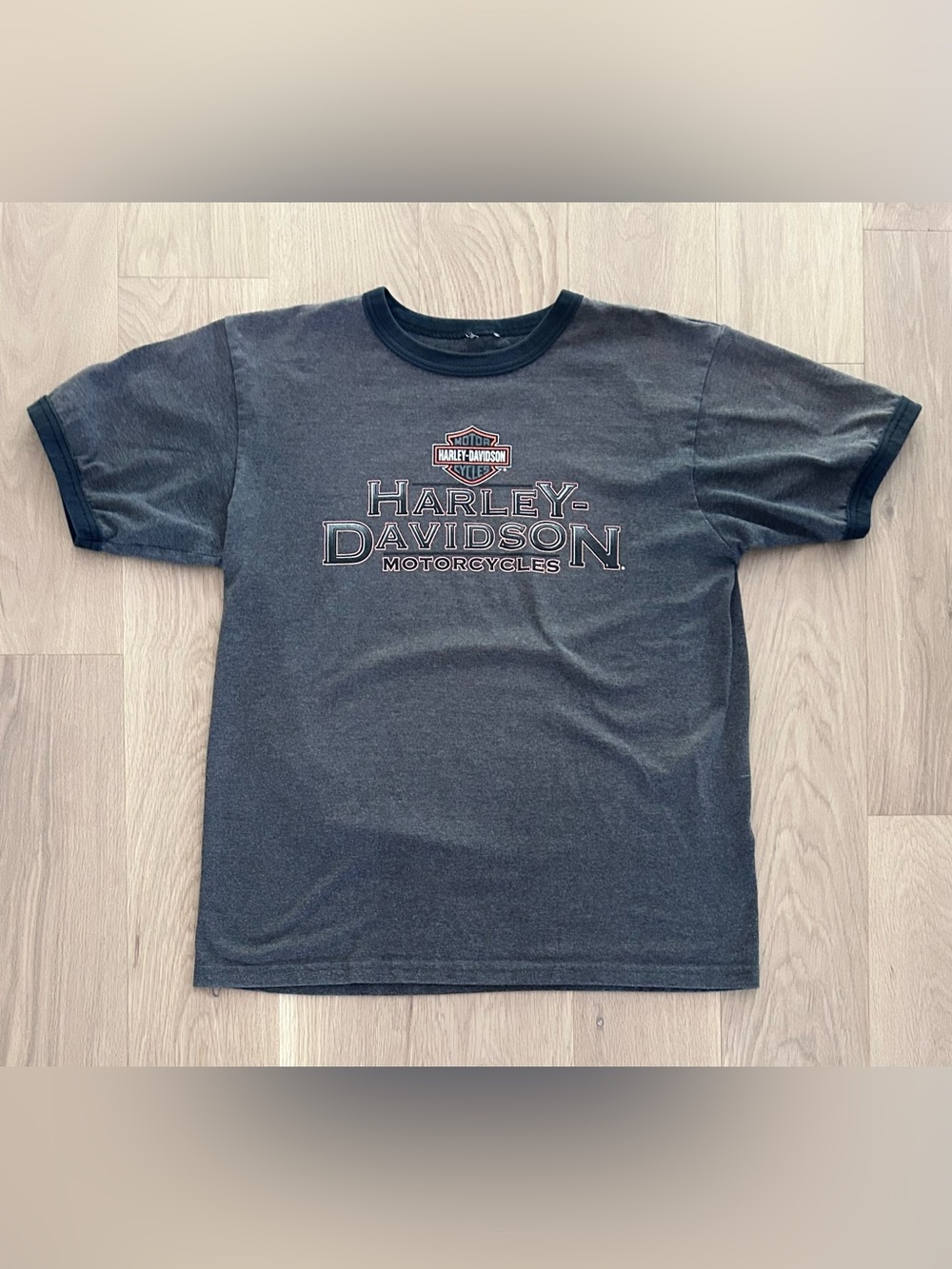 Harley-Davidson Motorcycles Moncton NB Double Sided Ringer T-Shirt